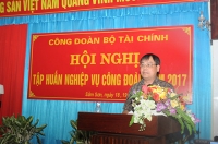 Thẩm định giá VVFC tham dự tập huấn nghiệp vụ công tác công đoàn của Bộ Tài chính năm 2017